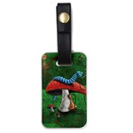 Magic Mushroom Luggage Tag (one side)