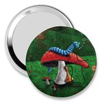 Magic Mushroom 3  Handbag Mirror