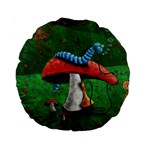 Magic Mushroom Standard 15  Premium Round Cushion 