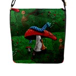 Magic Mushroom Flap Closure Messenger Bag (L)