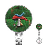 Magic Mushroom Stainless Steel Nurses Watch