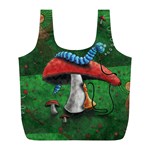 Magic Mushroom Full Print Recycle Bag (L)