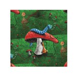 Magic Mushroom Small Satin Scarf (Square)