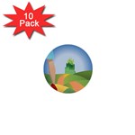 Yellow Brick Road 1  Mini Button (10 pack) 