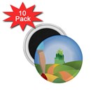 Yellow Brick Road 1.75  Magnet (10 pack) 