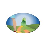 Yellow Brick Road Sticker (Oval)