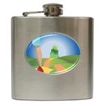 Yellow Brick Road Hip Flask (6 oz)