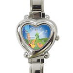 Yellow Brick Road Heart Italian Charm Watch