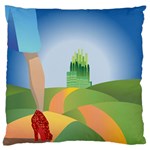 Yellow Brick Road Large Cushion Case (One Side)