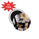 Cute Cat Collage 4 1.75  Magnet (10 pack) 