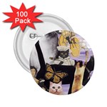 Cute Cat Collage 4 2.25  Button (100 pack)