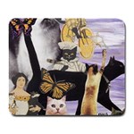 Cute Cat Collage 4 Large Mousepad