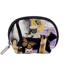 Cute Cat Collage 4 Med Accessory Pouch (Small) from ArtsNow.com Front