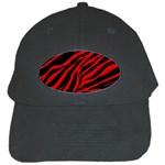 red  zebra  Black Cap