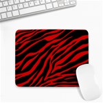 red  zebra  Small Mousepad