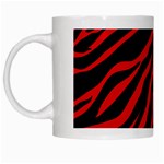 red  zebra  White Mug