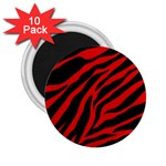 red  zebra  2.25  Magnet (10 pack)