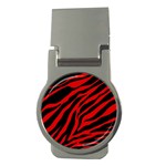 red  zebra  Money Clip (Round)