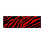 red  zebra  Sticker (Bumper)