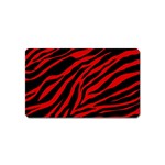 red  zebra  Magnet (Name Card)