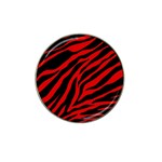 red  zebra  Hat Clip Ball Marker