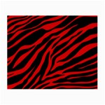 red  zebra  Small Glasses Cloth