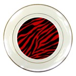 red  zebra  Porcelain Plate