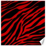 red  zebra  Canvas 12  x 12 