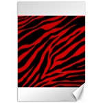 red  zebra  Canvas 20  x 30 