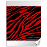 red  zebra  Canvas 36  x 48 