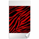 red  zebra  Canvas 40  x 72 