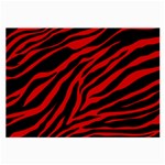 red  zebra  Large Glasses Cloth