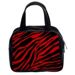 red  zebra  Classic Handbag (Two Sides)