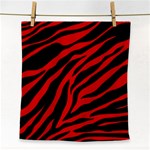 red  zebra  Face Towel