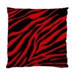 red  zebra  Standard Cushion Case (One Side)