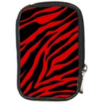 red  zebra  Compact Camera Leather Case