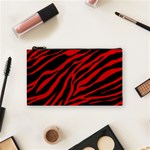 red  zebra  Cosmetic Bag (Small)