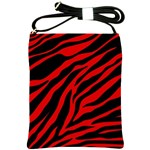 red  zebra  Shoulder Sling Bag