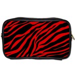 red  zebra  Toiletries Bag (Two Sides)