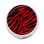 red  zebra  4-Port USB Hub (Two Sides)