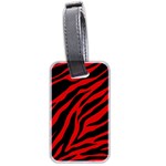 red  zebra  Luggage Tag (two sides)