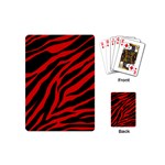 red  zebra  Playing Cards (Mini)