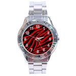 red  zebra  Stainless Steel Analogue Watch