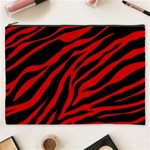 red  zebra  Cosmetic Bag (XXXL)