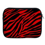 red  zebra  Apple iPad 2/3/4 Zipper Case