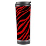 red  zebra  Travel Tumbler