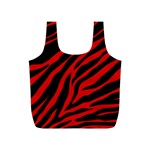 red  zebra  Full Print Recycle Bag (S)