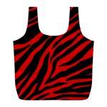 red  zebra  Full Print Recycle Bag (L)