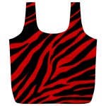 red  zebra  Full Print Recycle Bag (XL)