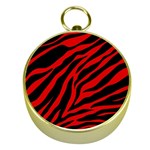 red  zebra  Gold Compass